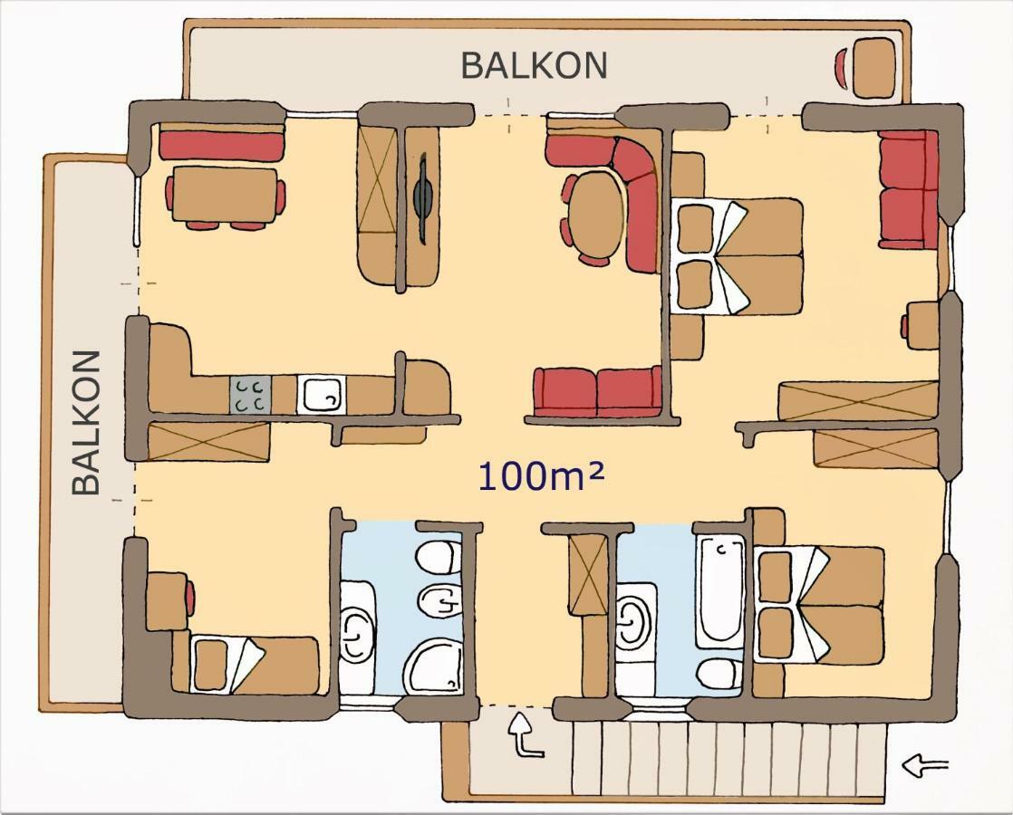 Apartment Larjei Ortisei Kültér fotó